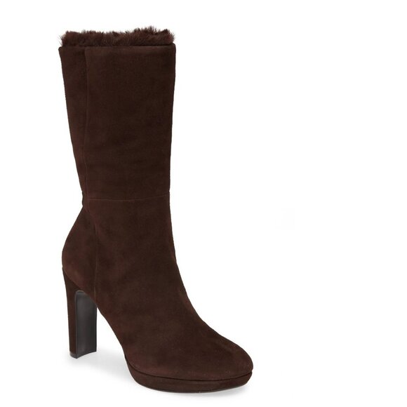 CALVIN KLEIN Pebbles Faux Shearling Lined Boot - Picture 1 of 6